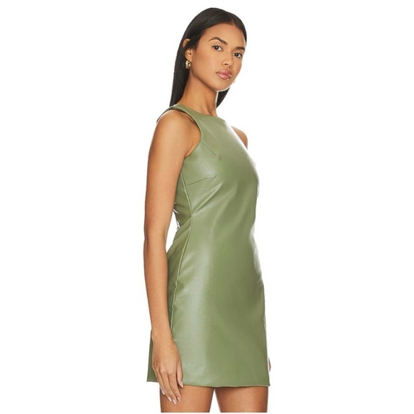 LBLC The Label Dio Dress in Olive NWT Size Large - Picture 2 of 11